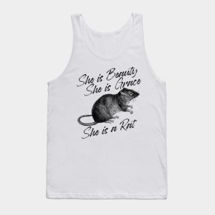 She is a Rat Tank Top